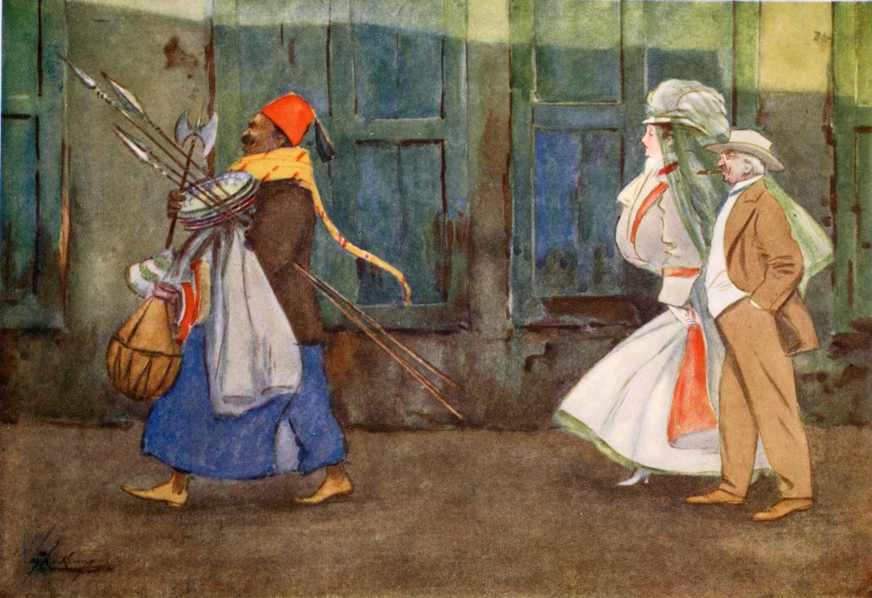 Ajándékok Birminghamből, „Egyiptom világos oldala”, 1908 alkotó: Lance Thackeray