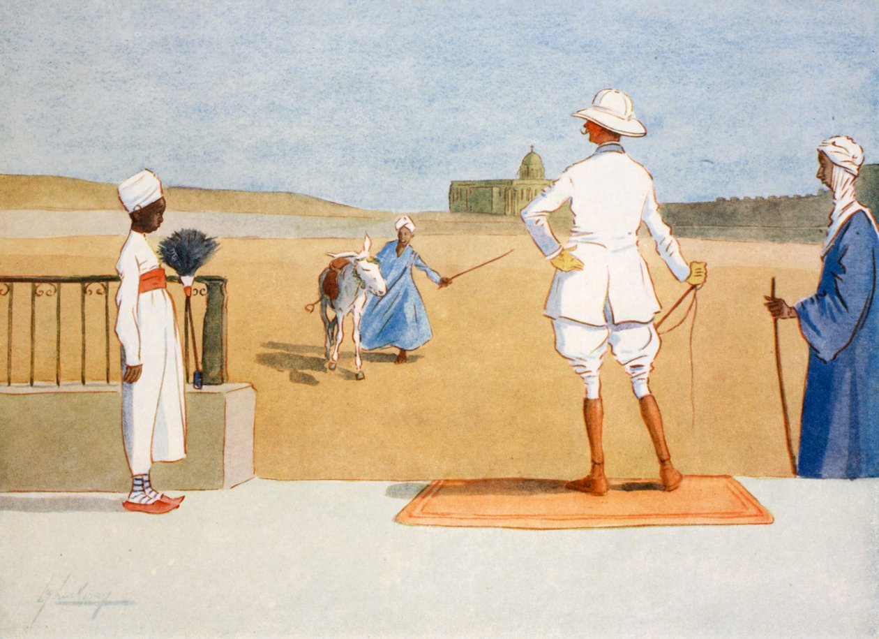 The Dandy Tourist, az "Egyiptom könnyű oldala" című filmből, 1908 alkotó: Lance Thackeray