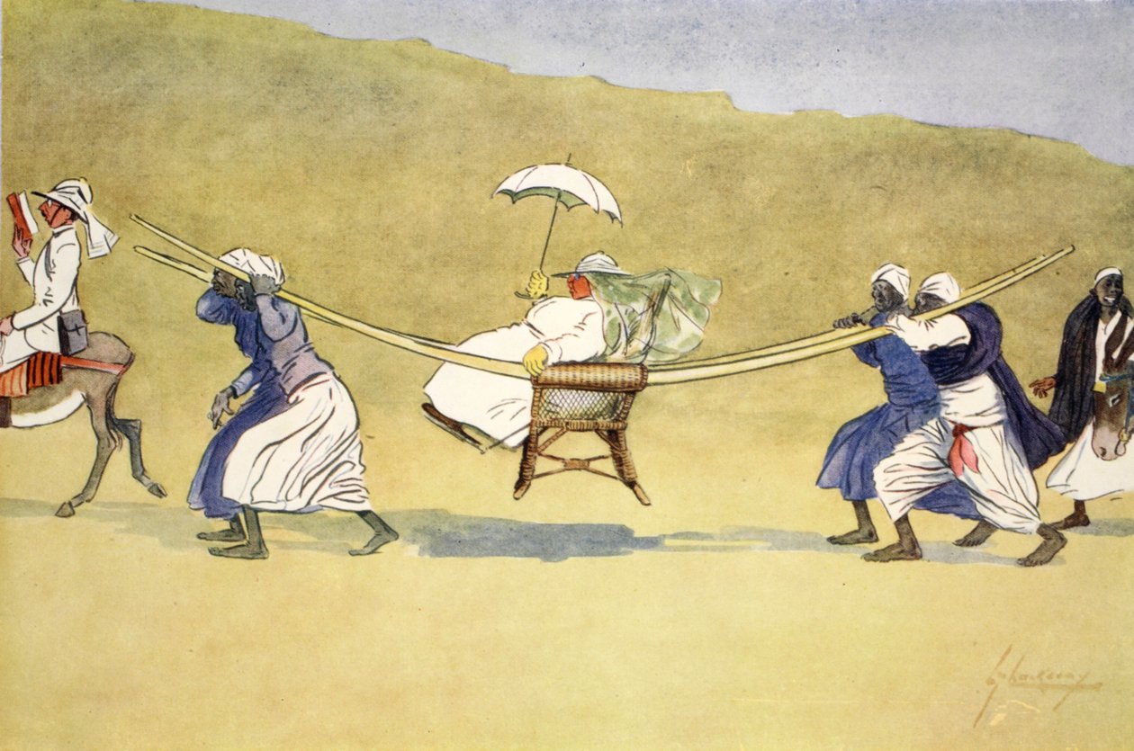 A Vénusz átvonulása, "Egyiptom fényes oldala" című művéből, 1908 alkotó: Lance Thackeray