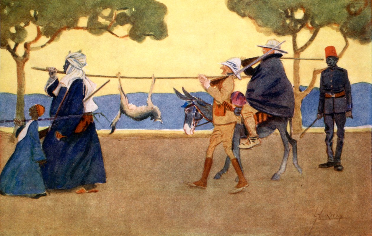 "Big Game Hunters", 1908. alkotó: Lance Thackeray