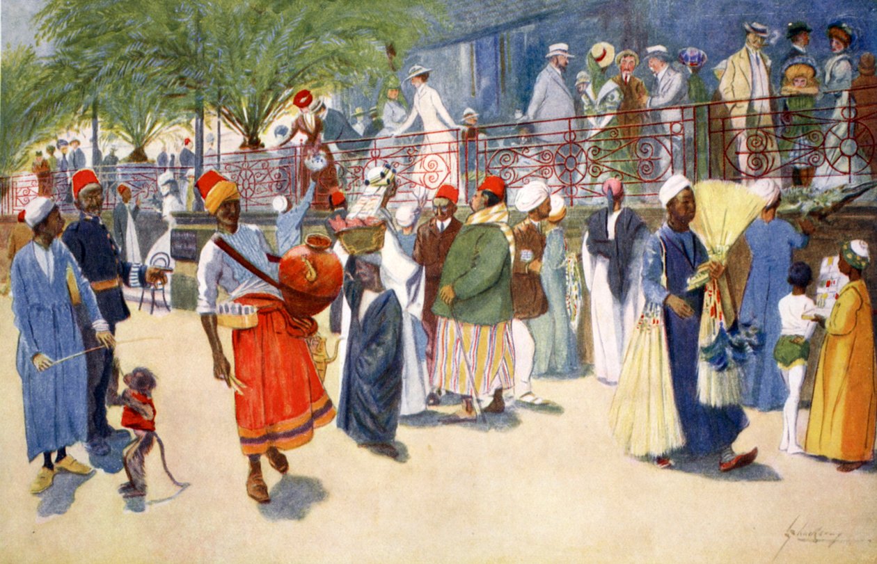 A Kairói Curios, avagy A juhász nyáj, 1908. alkotó: Lance Thackeray