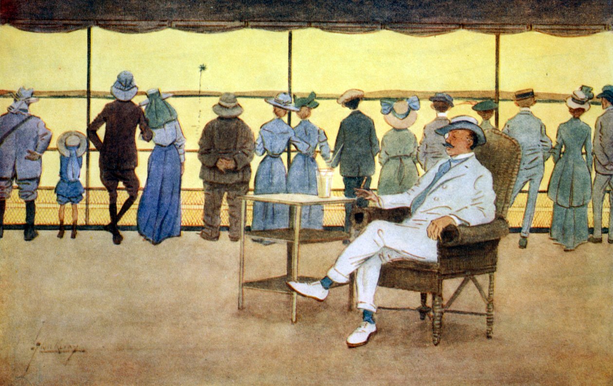 „Napimádók”, 1908. alkotó: Lance Thackeray