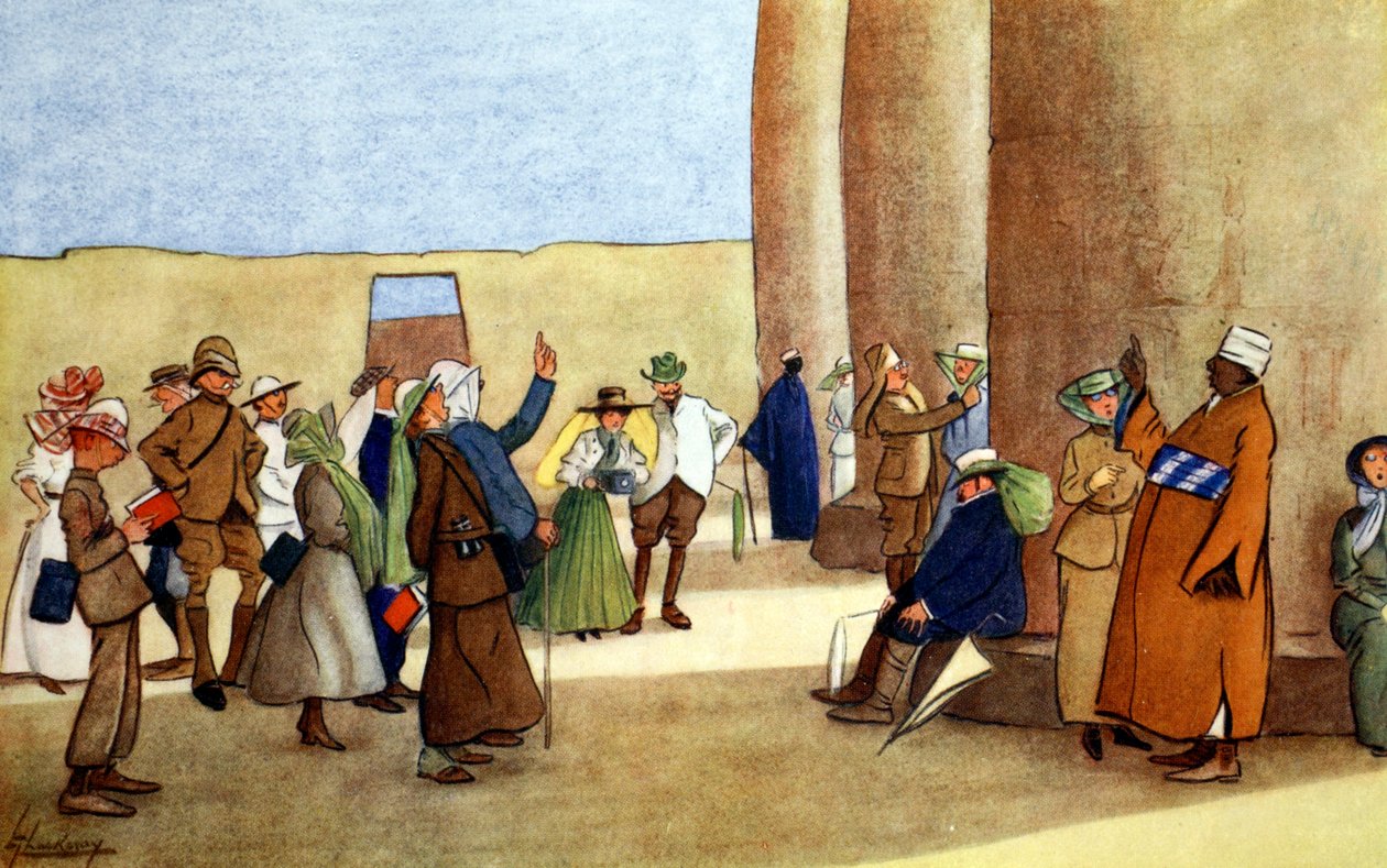 „Két sor a templomban”, 1908. alkotó: Lance Thackeray