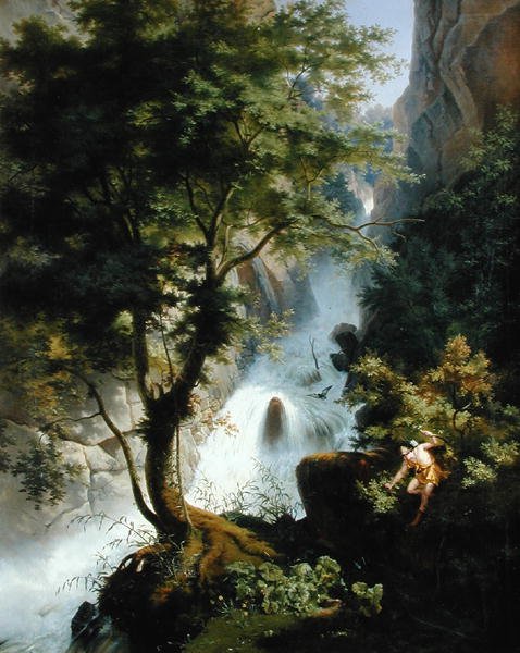 Vadász az Appenninekben, 1822 alkotó: Lancelot Théodore Turpin de Crissé de Crissé