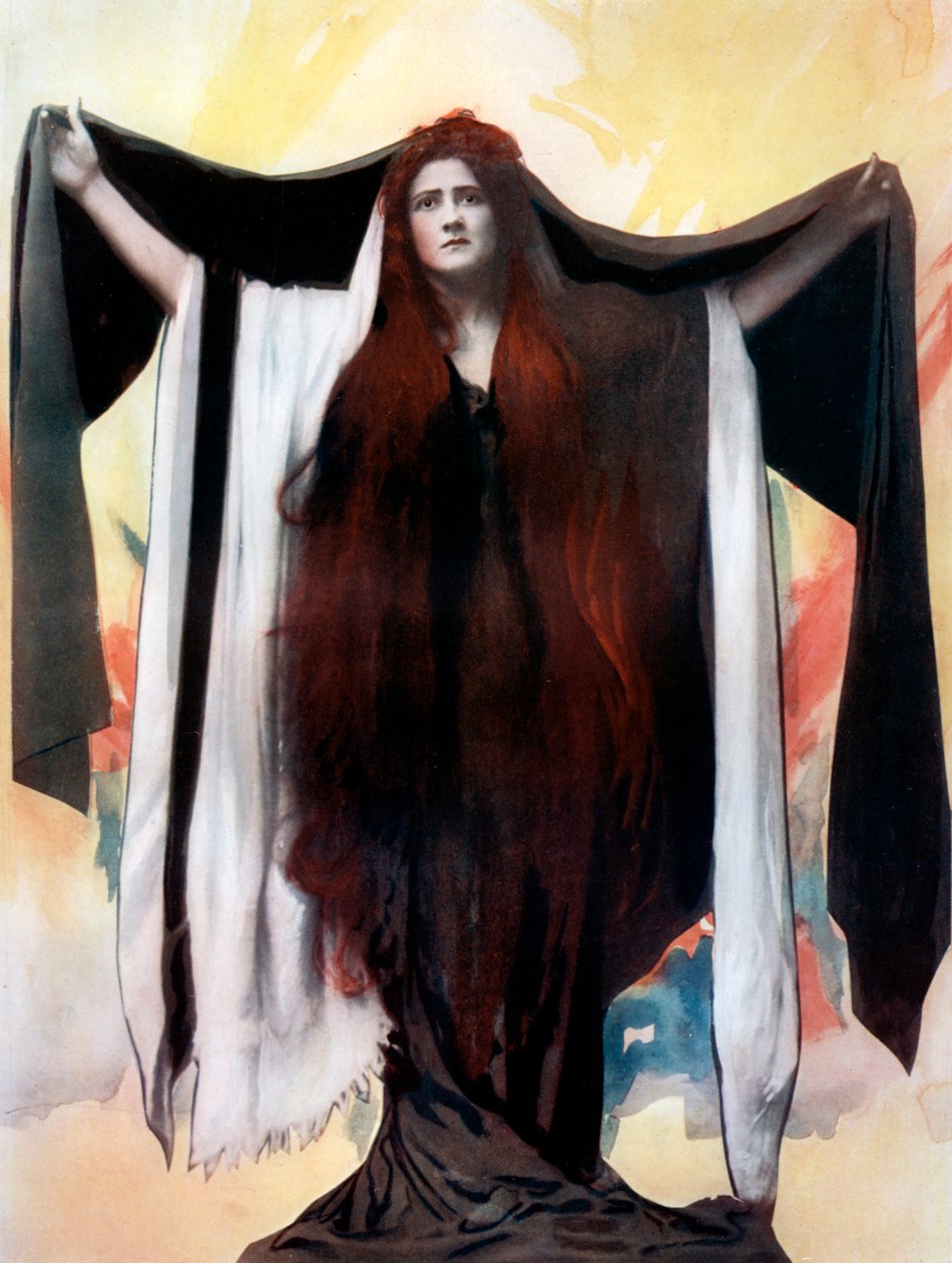 Maud Jeffries a Heródesben, 1902. alkotó: Langfier Photo