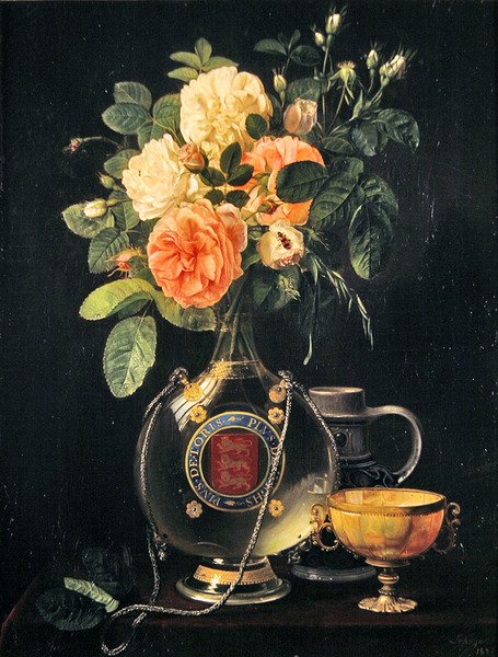 Piros vagy fehér rózsák vagy több tory vagy több whig, 1826 alkotó: Lapage