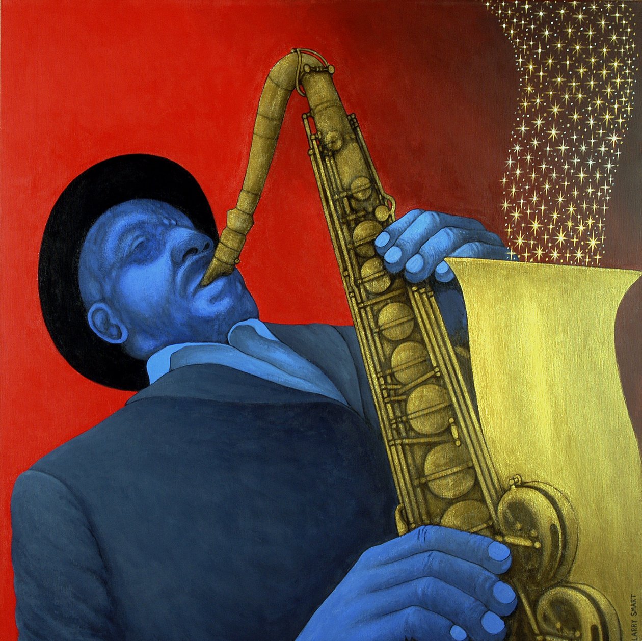 Ben Webster (1909-73) (akril vászonra) alkotó: Larry Smart