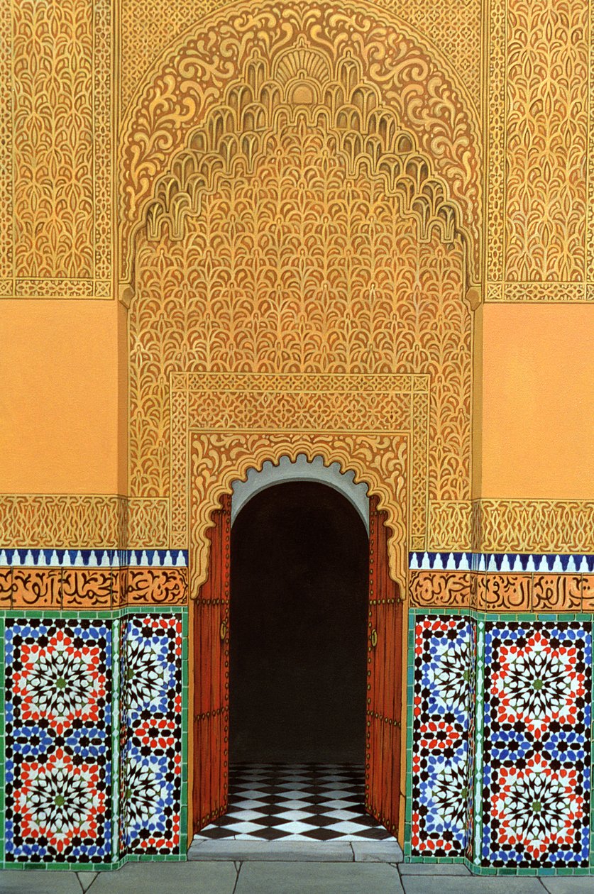 Door, Marrakech, 1998 (akril, vászon) alkotó: Larry Smart