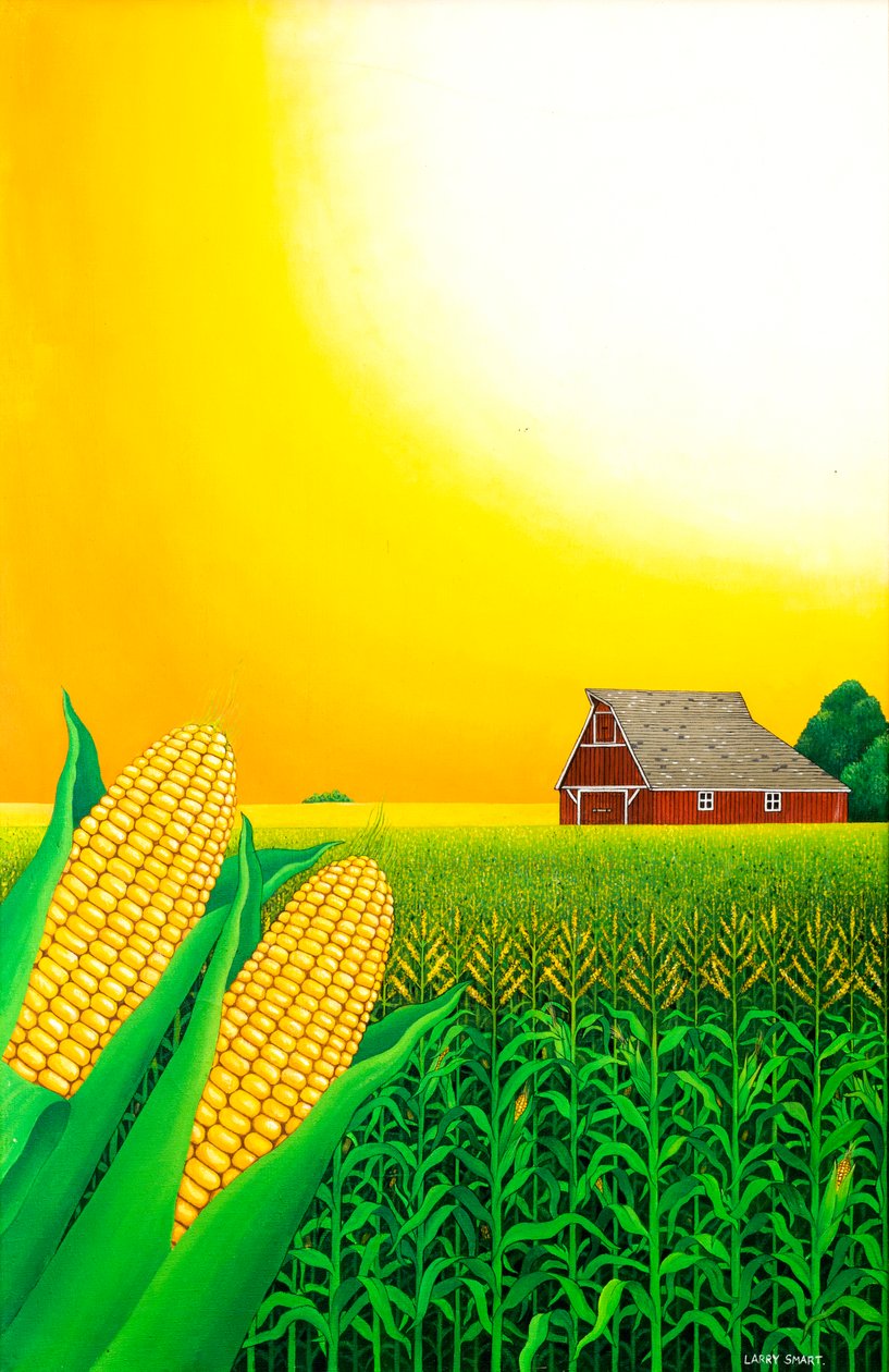 Nebraska Cornfield, 1993 (akril) alkotó: Larry Smart