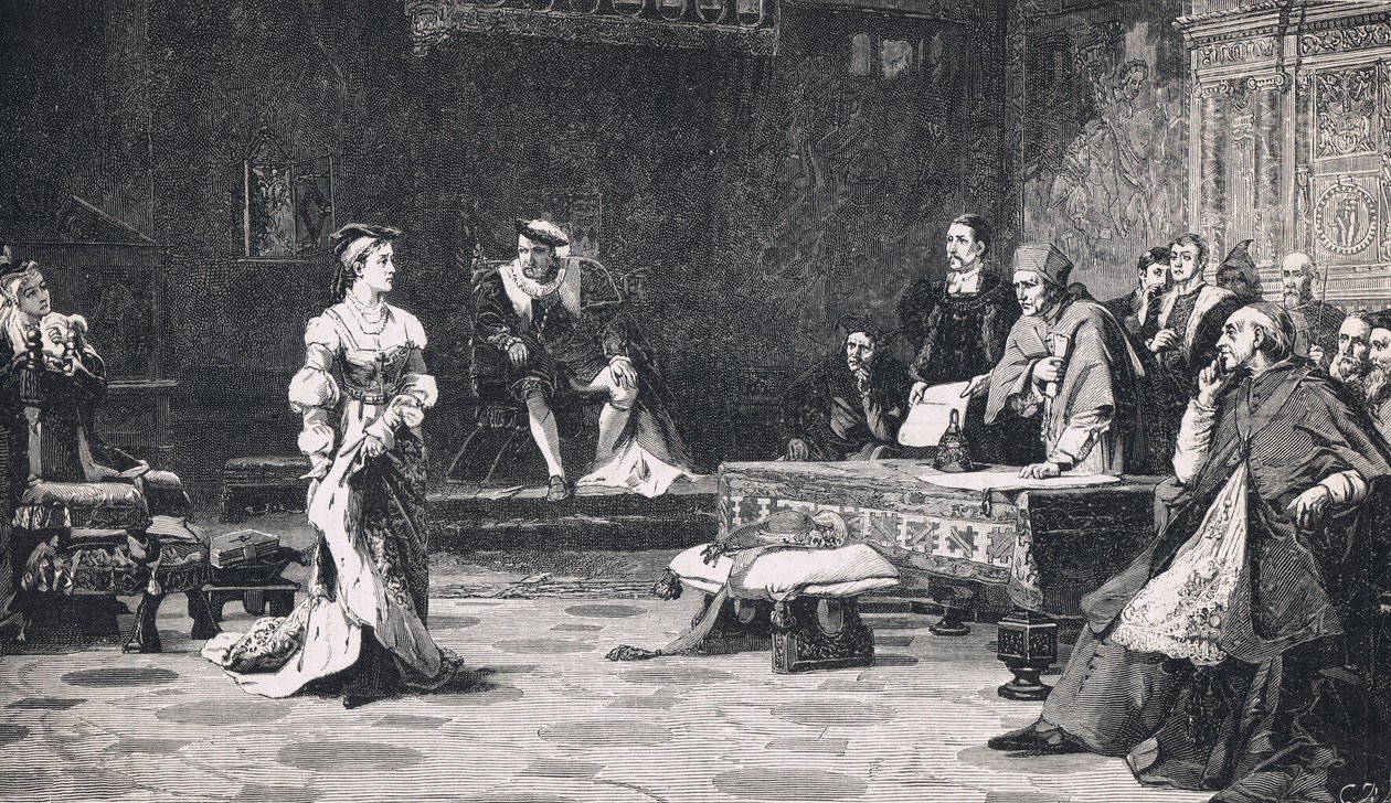 Katalin királyné pere 1528 alkotó: Laslett John Pott