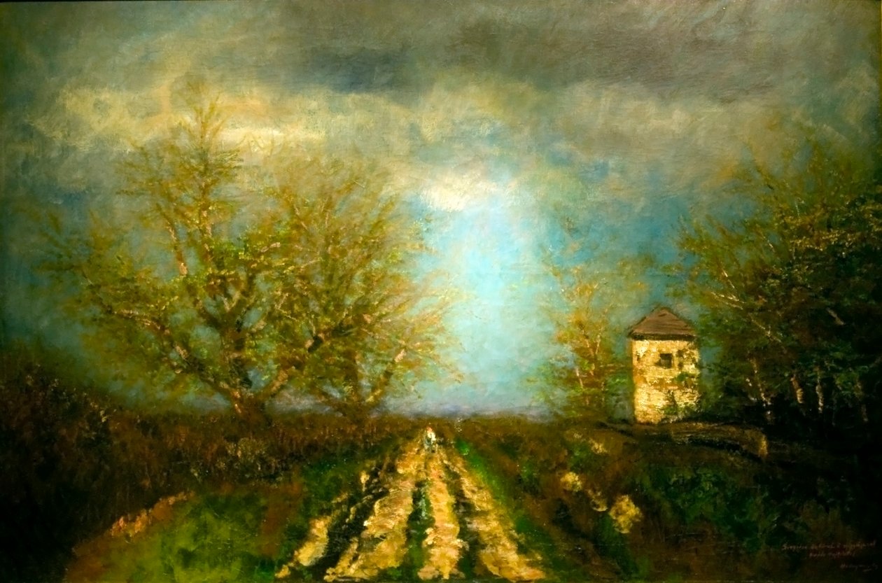 Oszi delutan English: Autumn Afternoon alkotó: Laszlo Mednyanszky