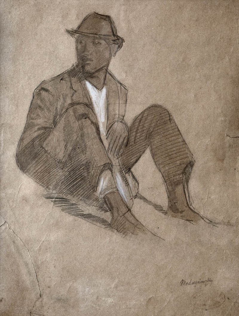 Pasztor fiu angolul: Shepherd Boy alkotó: Laszlo Mednyanszky