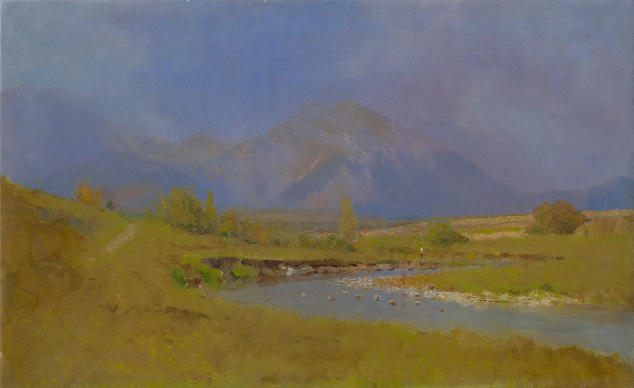 Podtatranská táj tavaszi eső után, 1878-79 alkotó: Laszlo Mednyanszky