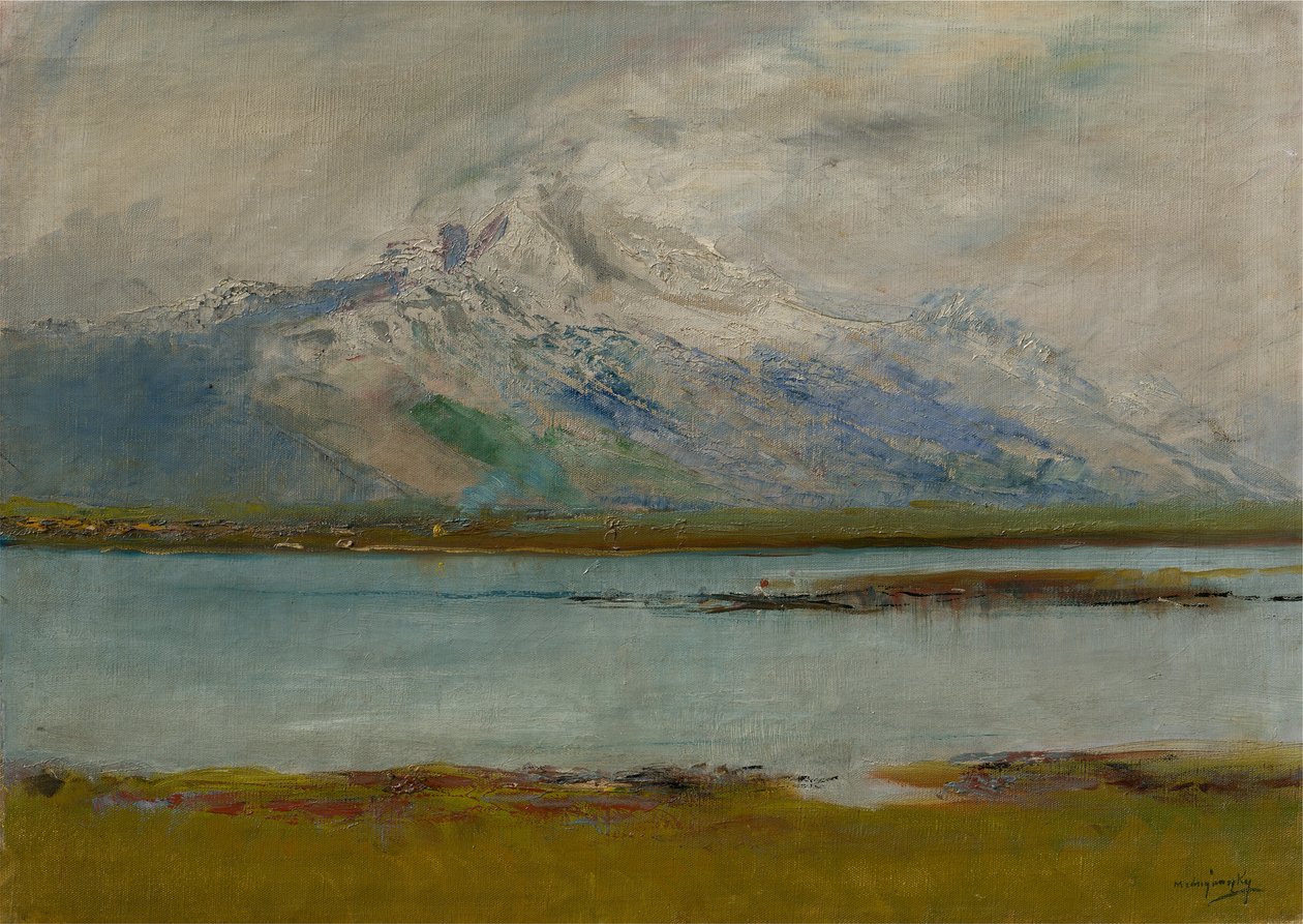 Tátrai táj, 1890-95 alkotó: Laszlo Mednyanszky