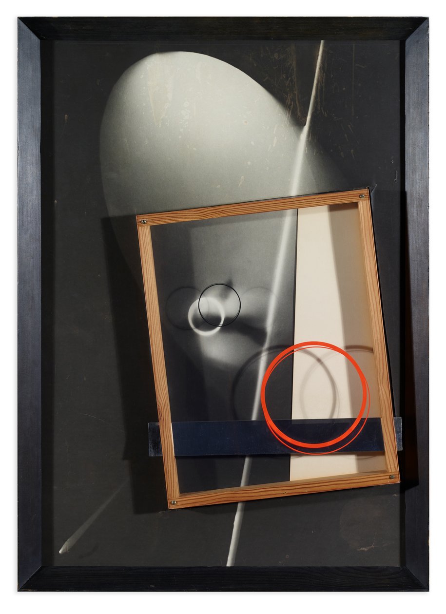 Összeállítás - Összeállítás - Fotogram, 1926 alkotó: Laszlo Moholy Nagy