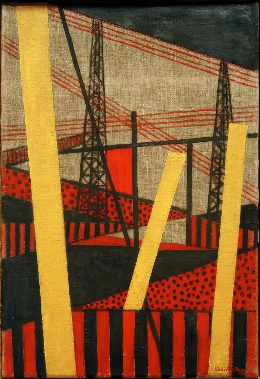 Rádió és vasúti tájkép alkotó: Laszlo Moholy Nagy