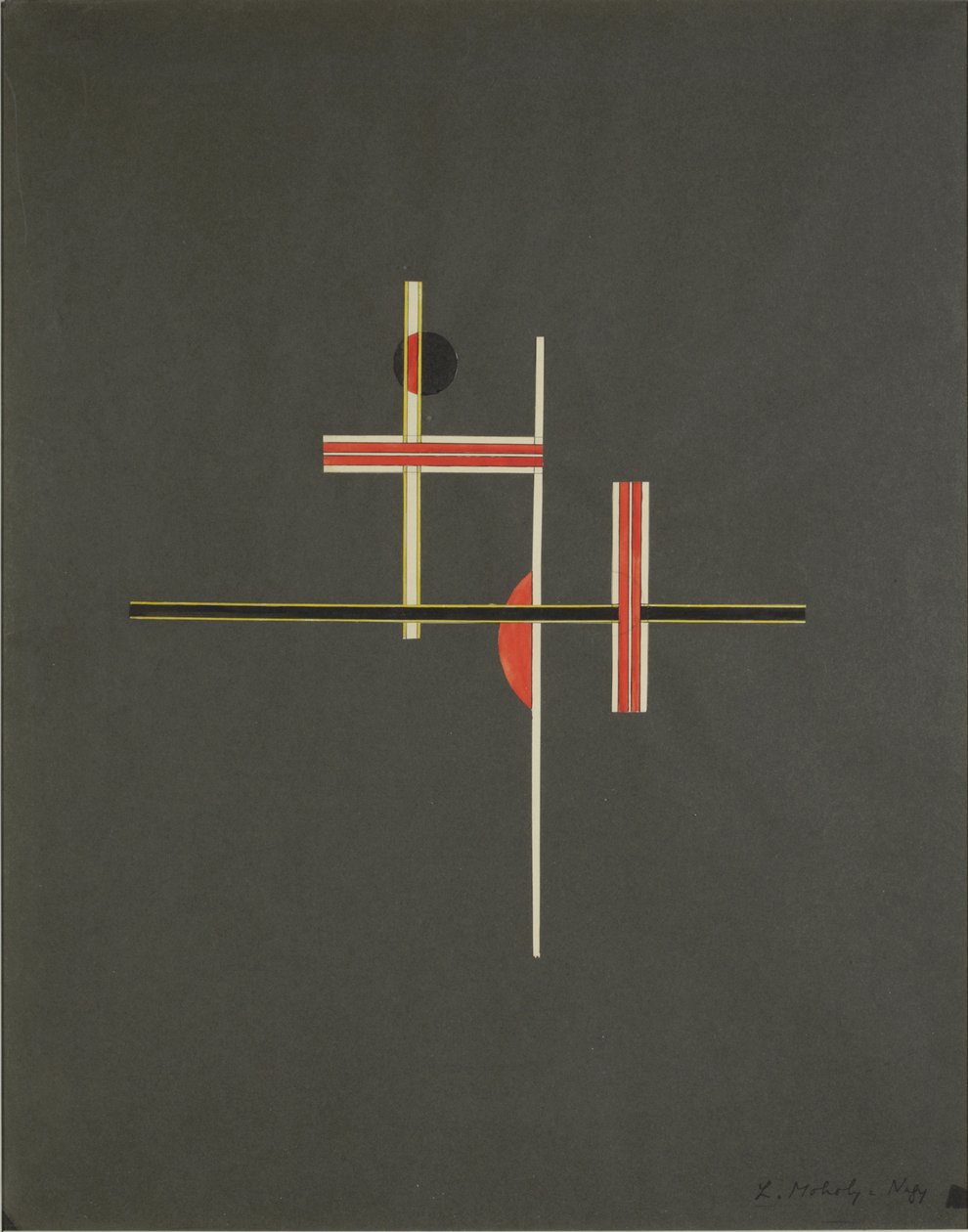 Piros-fekete egyensúly, 1922 alkotó: Laszlo Moholy Nagy