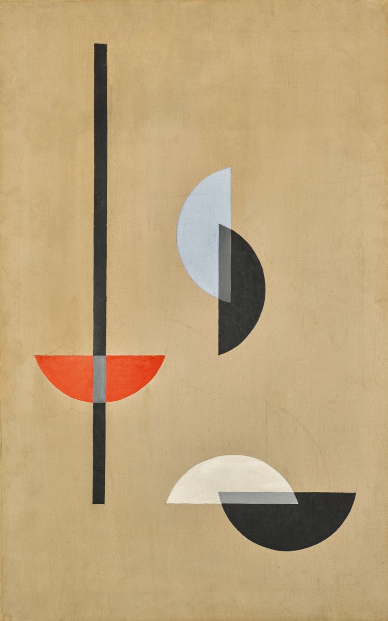 Szegmensek, 1921. alkotó: Laszlo Moholy Nagy