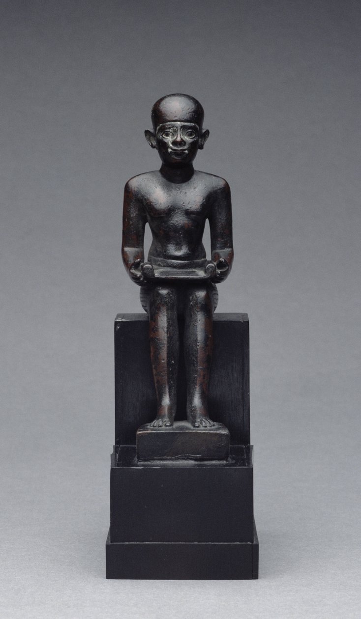Imhotep (i.e. 2635-2595 körül) késői időszak (bronz) figurája alkotó: Late Period Egyptian