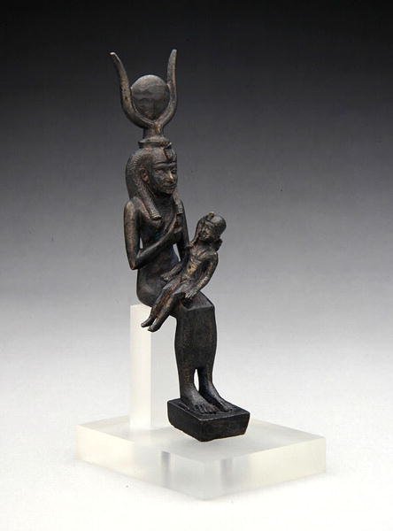 Ízisz Harpokratesszel, Kr.e. 7-4. század (bronz) alkotó: Late Period Egyptian