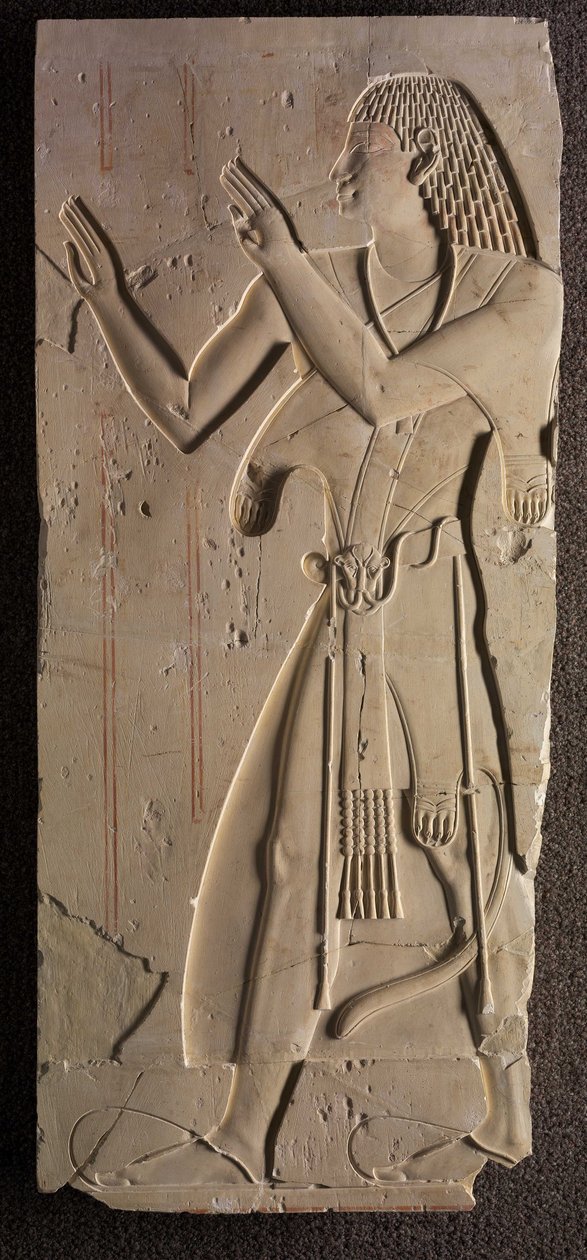 Mentuemhat egyházi öltözetben, Kr.e. 667-647 körül alkotó: Late Period Egyptian