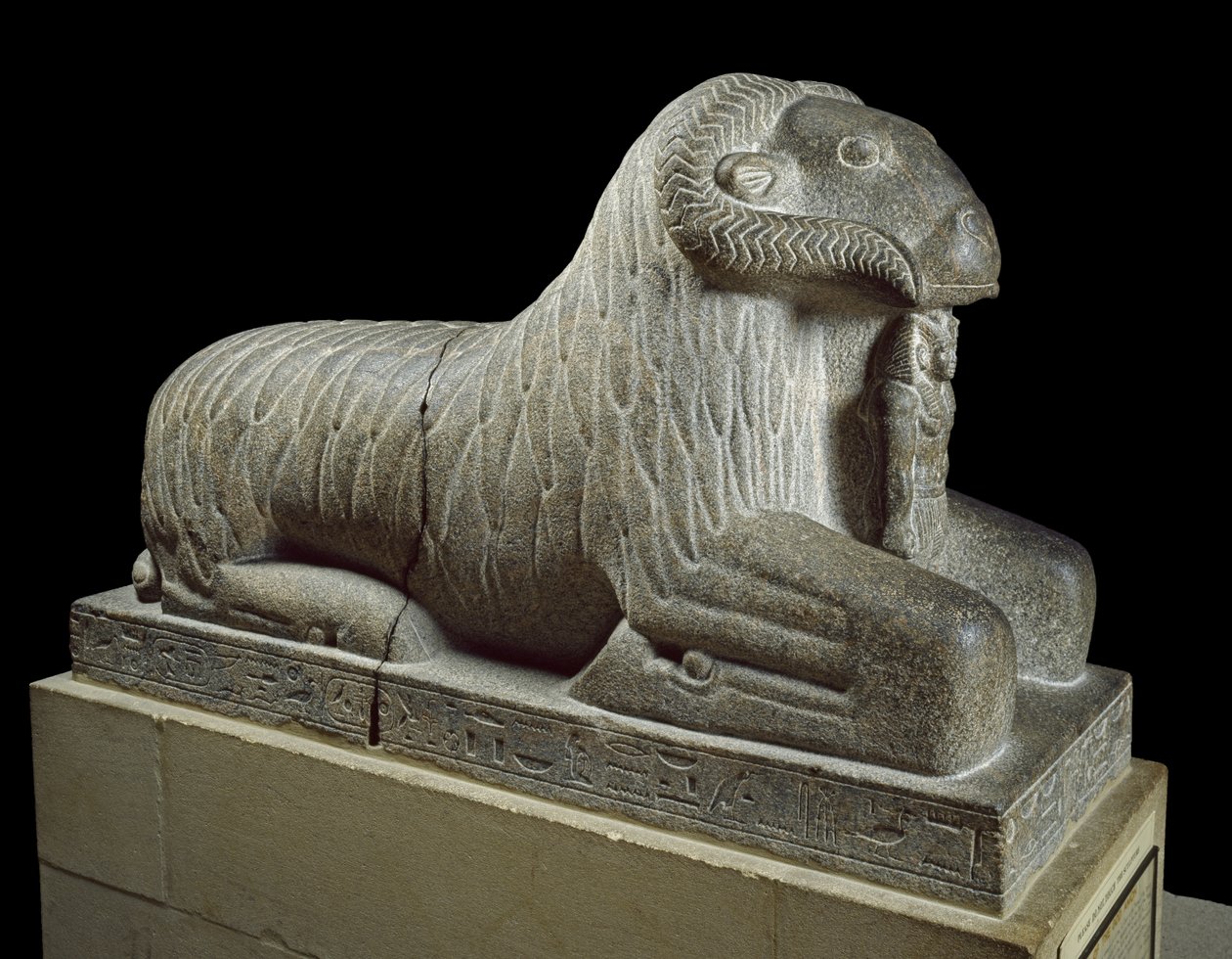 Amun kos szobra, ie 680 körül (gránit) alkotó: Late Period Egyptian