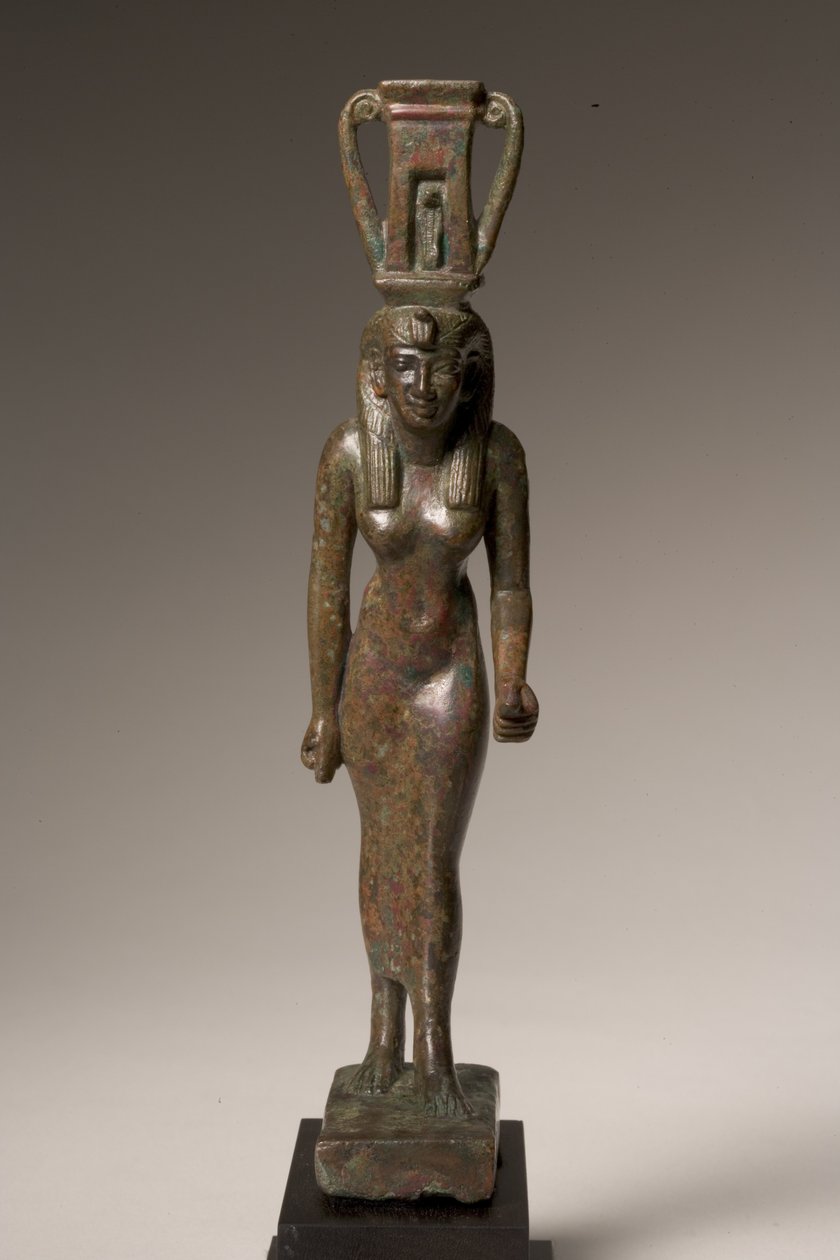 Nebet-hetepet istennő szobra (bronz) alkotó: Late Period Egyptian