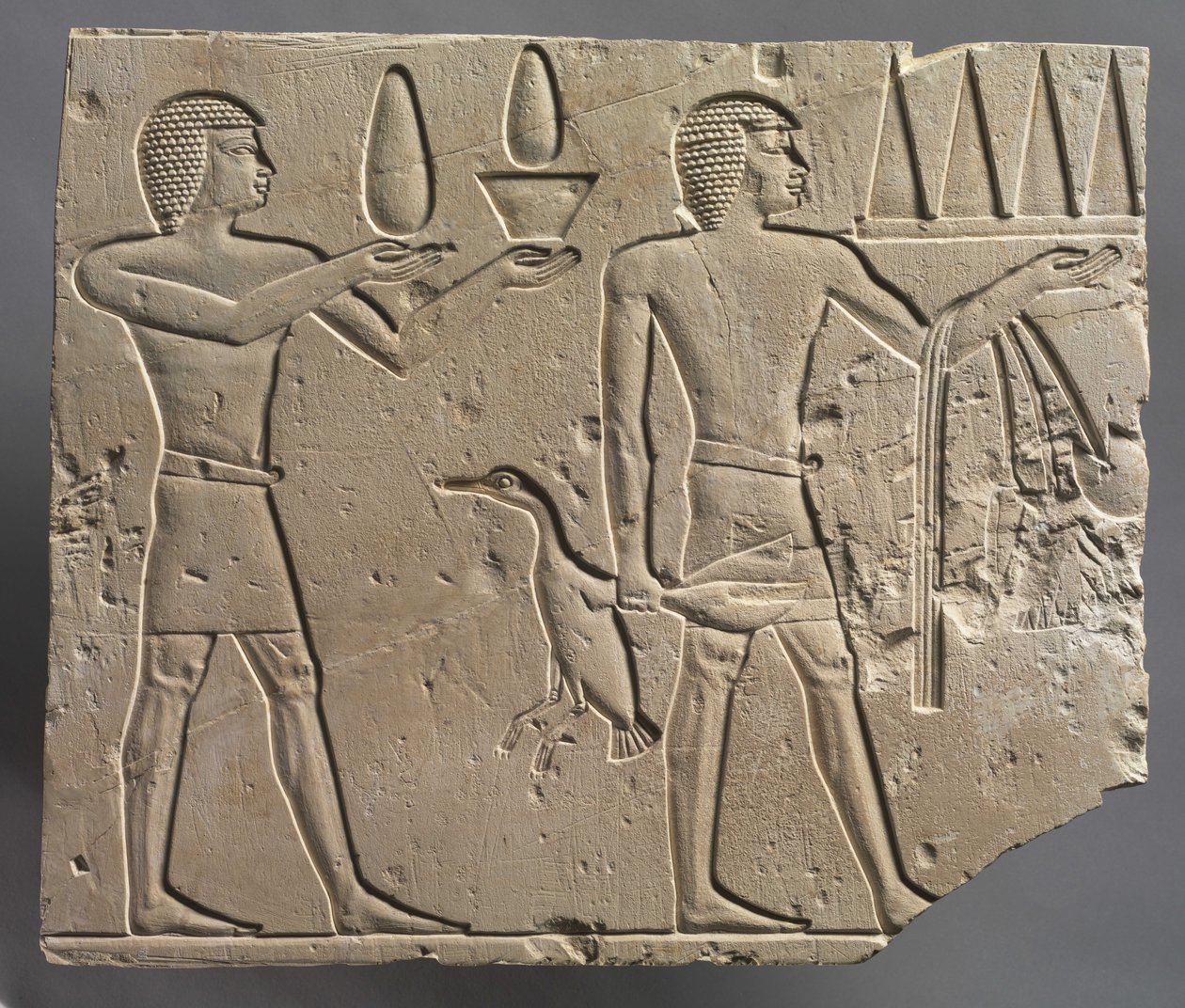 Két felajánló, i. e. 667-647 körül alkotó: Late Period Egyptian