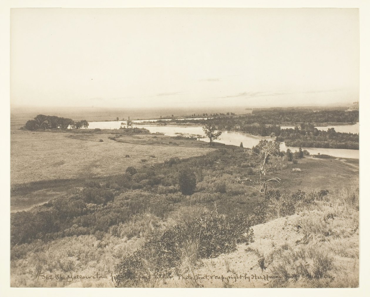 A Yellowstone Pompeius oszlopából, c. 1906. alkotó: Laton Alton Huffman