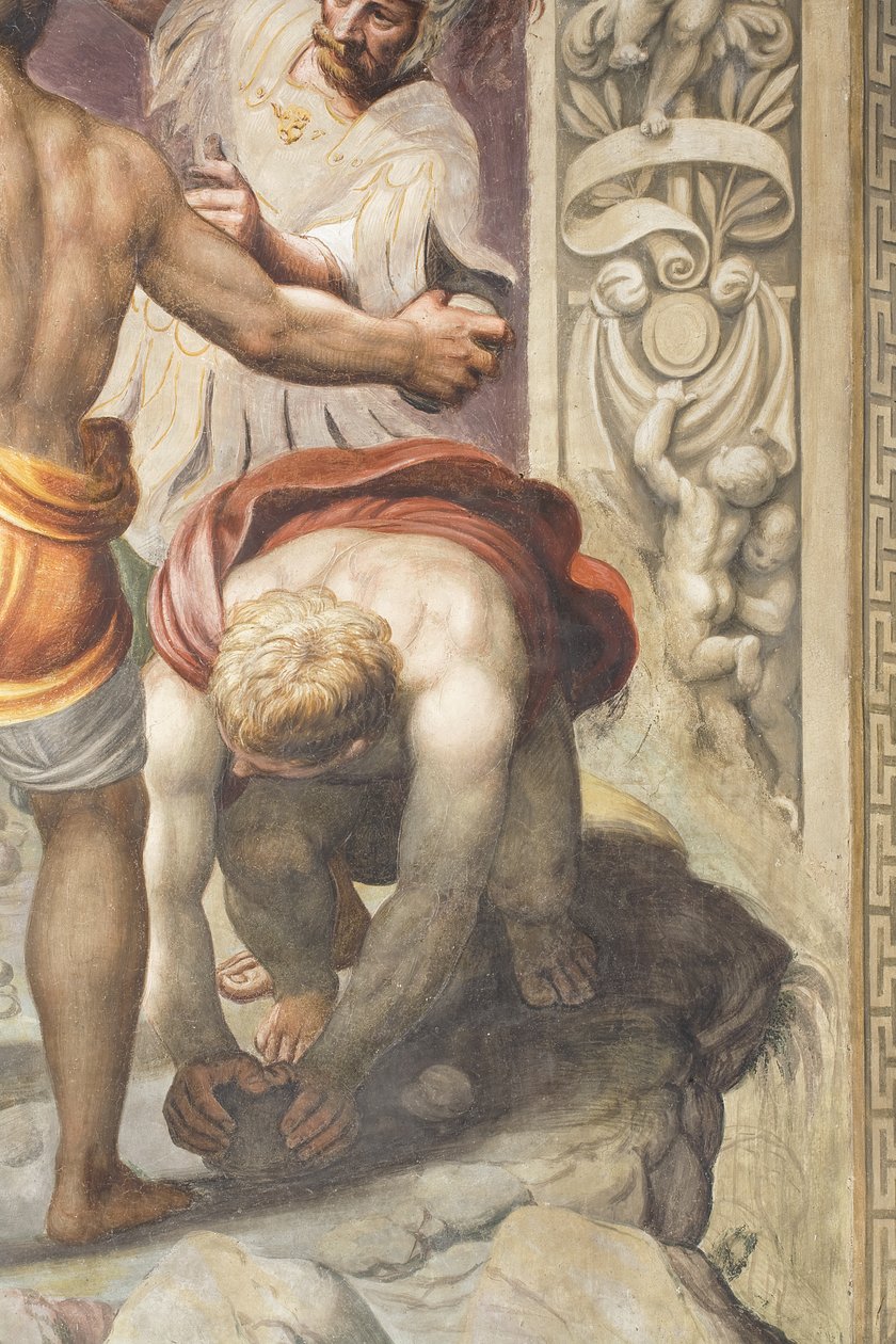 Szent István mártíromsága, részlet, 1556 alkotó: Lattanzio Gambara