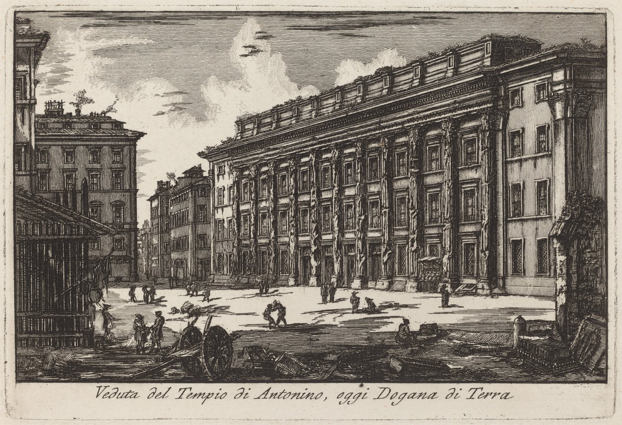 A Hadrianeum alkotó: Laura Piranesi after Giovanni Battista Piranesi