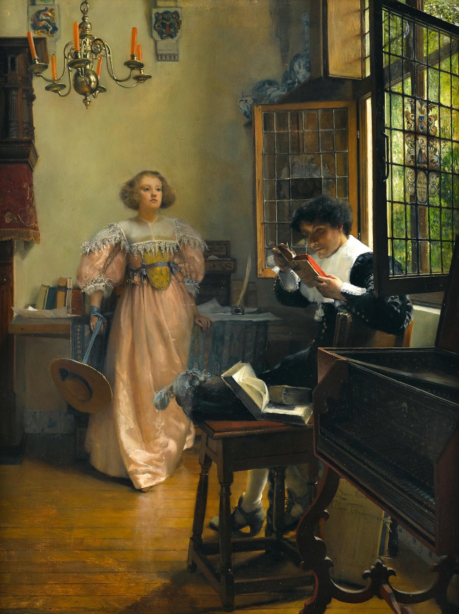 A kitartó olvasó alkotó: Laura Theresa Alma Tadema