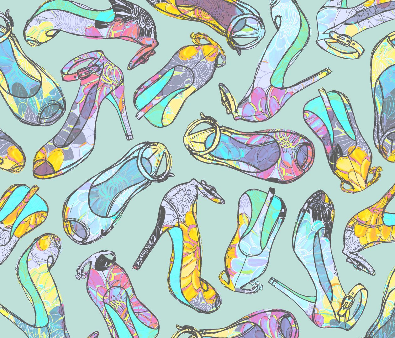 High Heels, 2012 (vegyes technika) alkotó: Laurence Lavallee