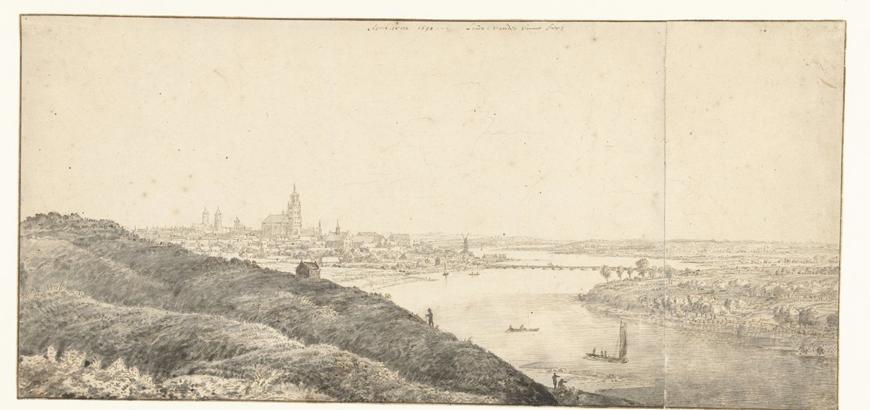 Kilátás Arnhemre alkotó: Laurens Vincentsz. van der Vinne