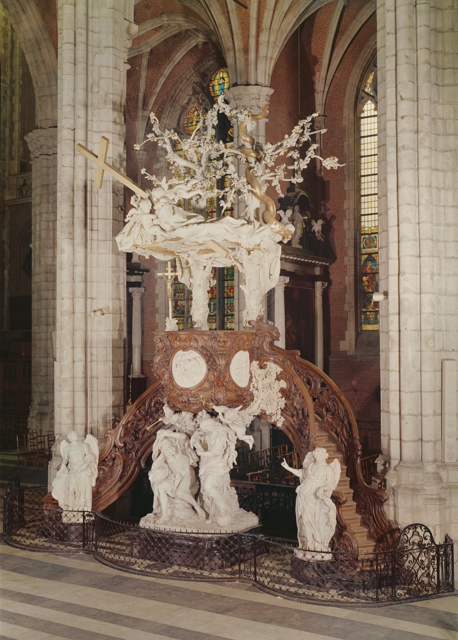 Szószék, 1741-45 körüli (fa) alkotó: Laurent Delvaux