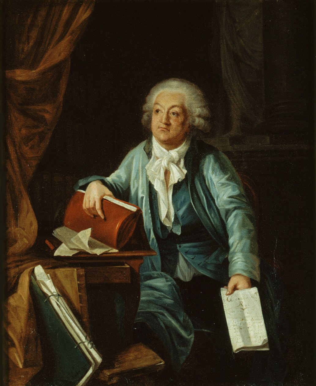 Honoré Gabriel Riqueti portréja, Mirabeau grófja 1749-1791, 1791. alkotó: Laurent Dabos