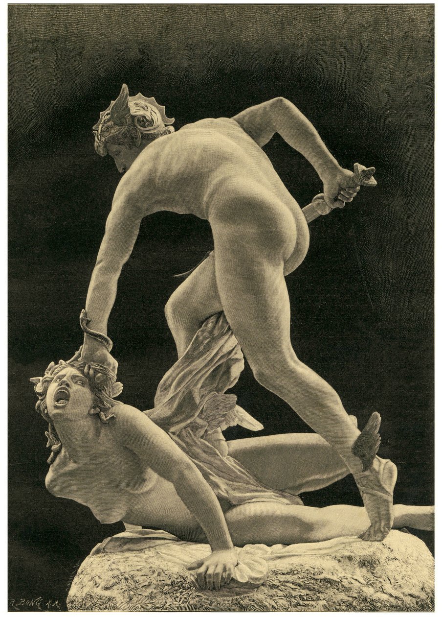 Perszeusz és a Gorgon, 1872 alkotó: Laurent Honore Marqueste