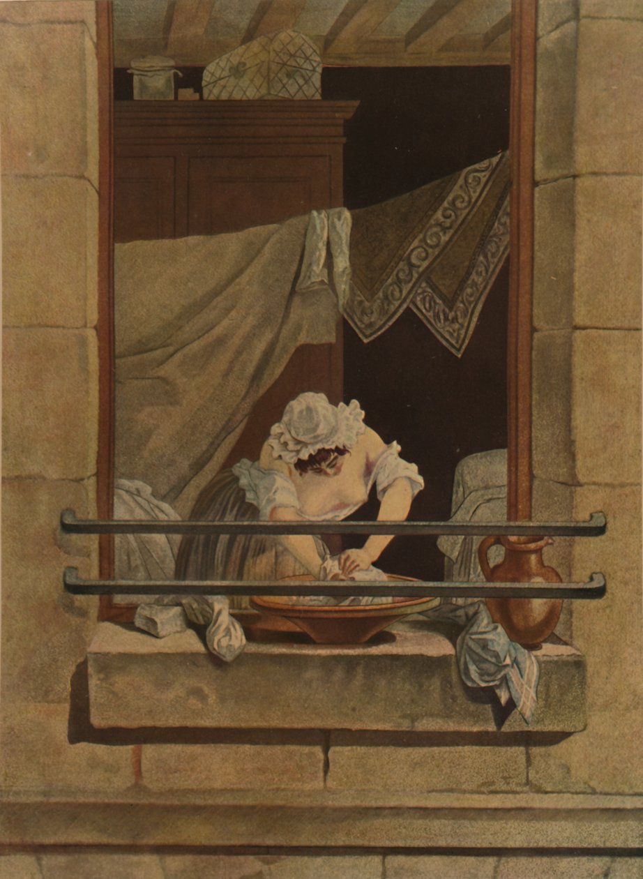 "The Soapmaker", Mosónő, 1790-1820, alkotó: Laurent Joseph Julien