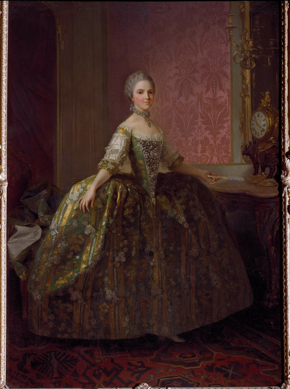Marie Louise (Marie-Louise) portréja, Bourbon Parme (Bourbon-Parme) (1751-1819) Laurent Pecheux (1729-1821) festménye. Firenze, Pitti-palota alkotó: Laurent Pecheux