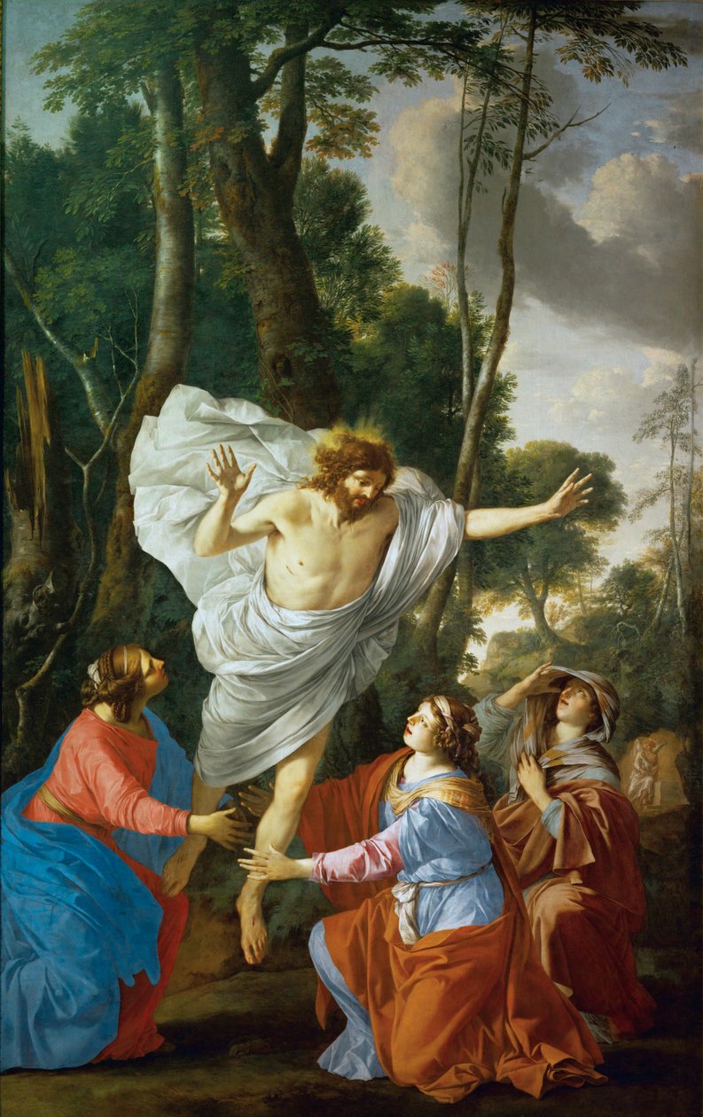 Apparition de Jesus aux trois Maries - Krisztus megjelenik a három Máriának ... alkotó: Laurent de (workshop of) La Hyre