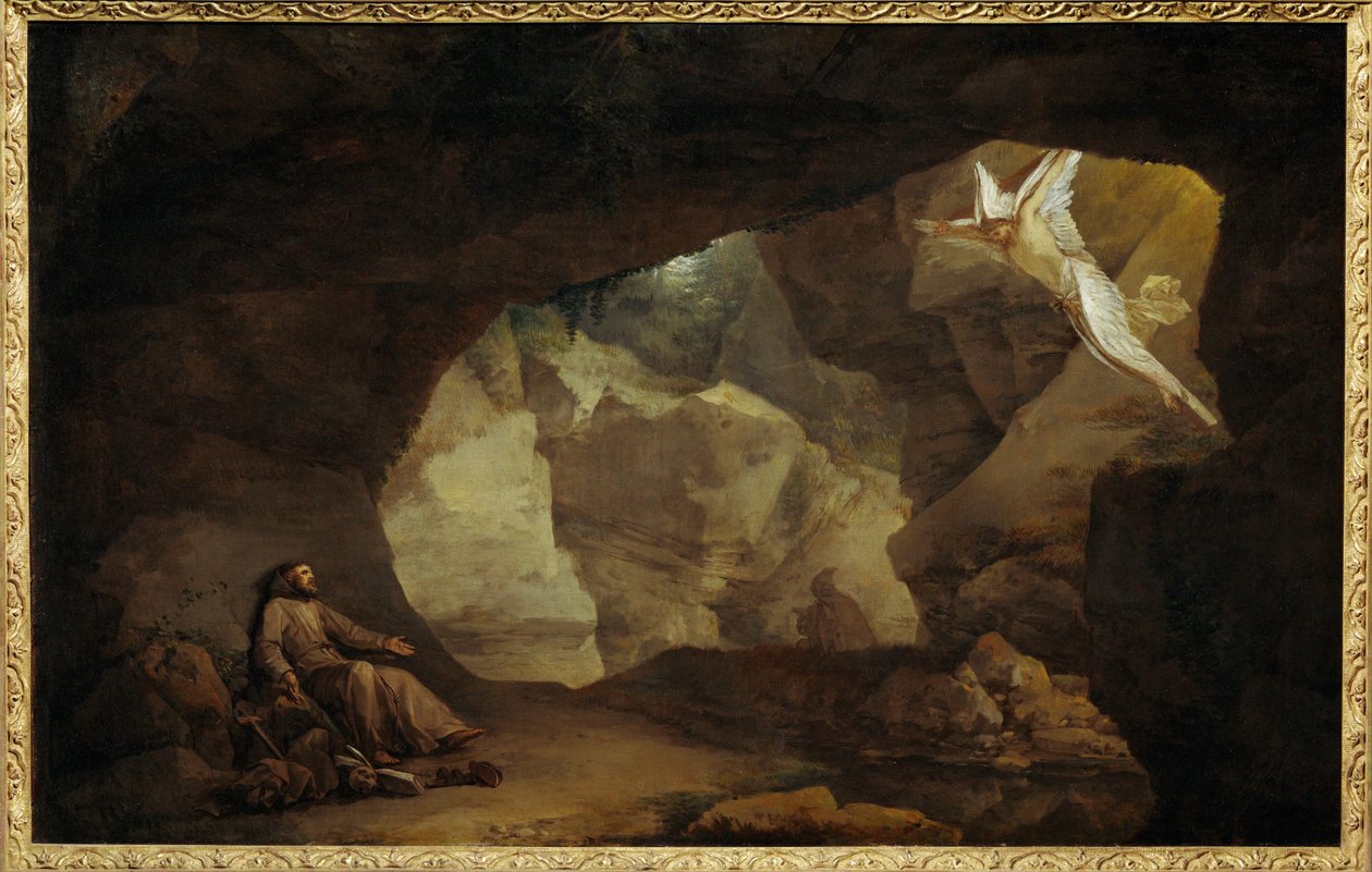 Paysage avec Saint Francois - Tájkép Szent Ferenccel ... alkotó: Laurent de (workshop of) La Hyre