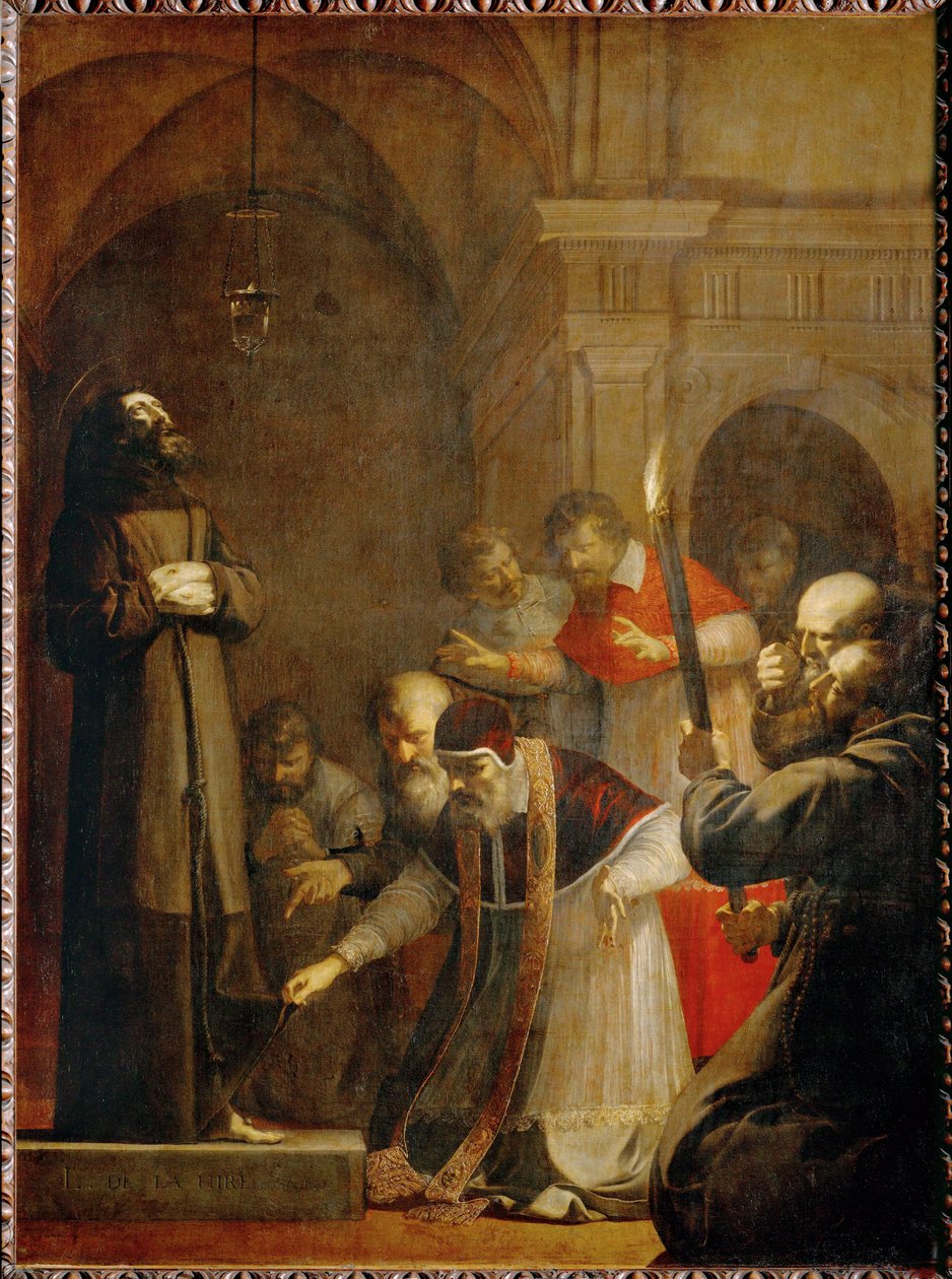 V. Miklós pápa 1449-ben ... alkotó: Laurent de La Hire or La Hyre