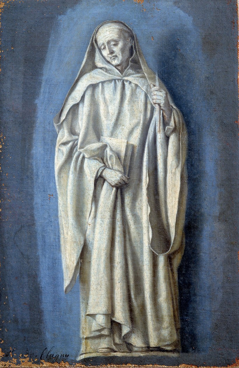 Szent Brunó Laurent de La Hyre (1606-1656) vászonfestménye 17. század V. 0,35 x 0,23 m Párizs. Louvre múzeum alkotó: Laurent de la Hyre