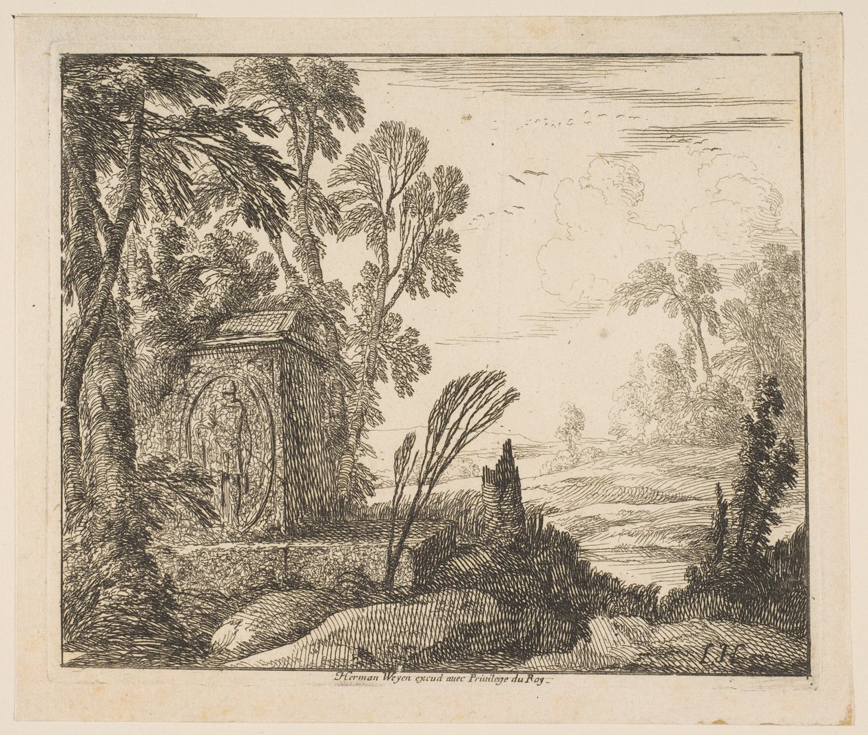 A szarkofág, 1640. alkotó: Laurent de la Hyre