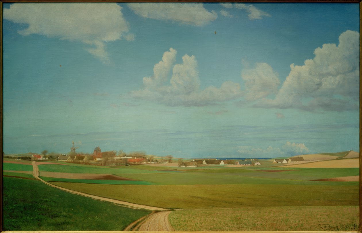 Kilátás Melby városára alkotó: Laurits Andersen Ring