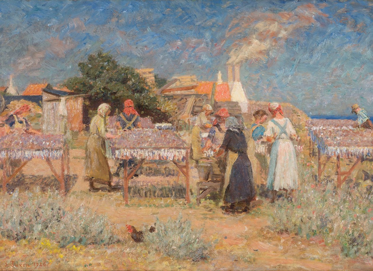 Napszárító hering alkotó: Laurits Regner Tuxen