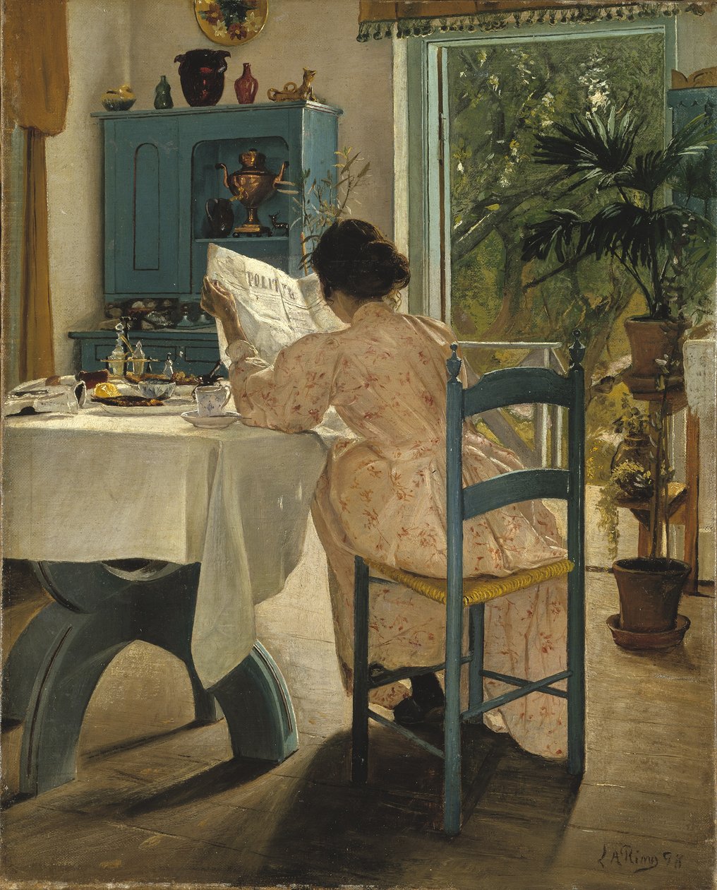 Reggelinél alkotó: Laurits Andersen Ring