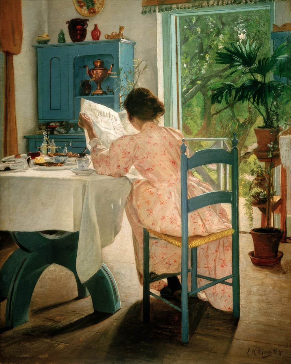 Reggelinél alkotó: Laurits Andersen Ring