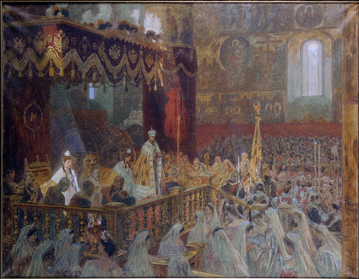 Miklós cár koronázása II alkotó: Laurits Regner Tuxen
