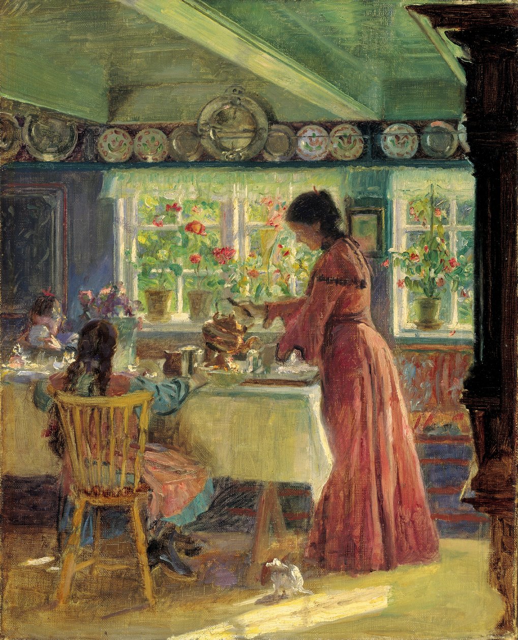 Kiönteni a reggeli kávét alkotó: Laurits Regner Tuxen